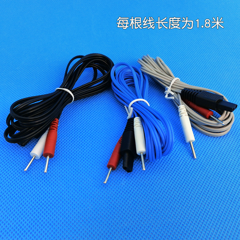 华佗牌电针仪导线SDZ-II6路输出电子针灸仪配件极片连接线6根价格