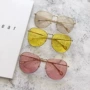 2018 thời trang mới hipster hộp lớn kính râm nữ hình bầu dục kính râm đeo lens