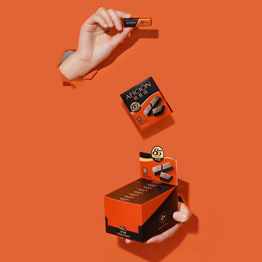 歌斐颂黑巧克力85%礼盒原装解馋纯可可脂烘焙代餐网红零食品健身