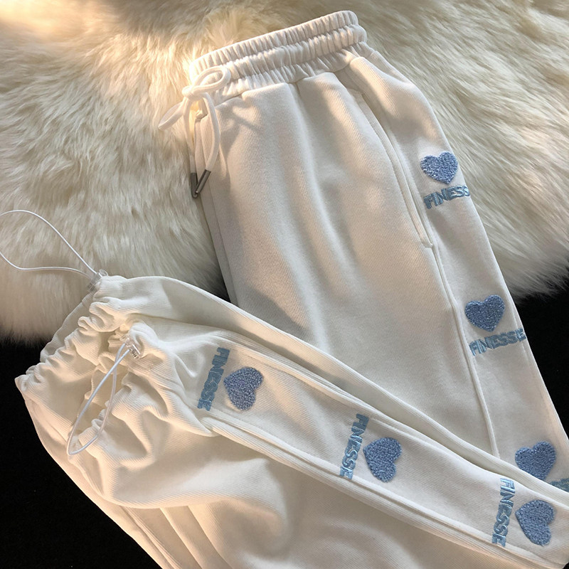 Girl Foreign Pie Sports Pants Spring Autumn 2022 New Spring Dress Pants Children's Wear Pants Big Kids Casual Outwear Long Pants