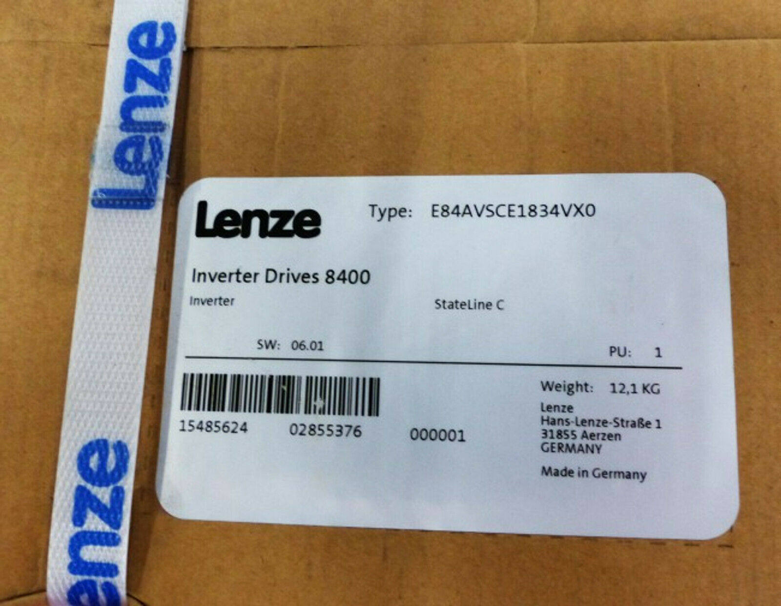 German Lenze inverter E84AVSCE3712SX0