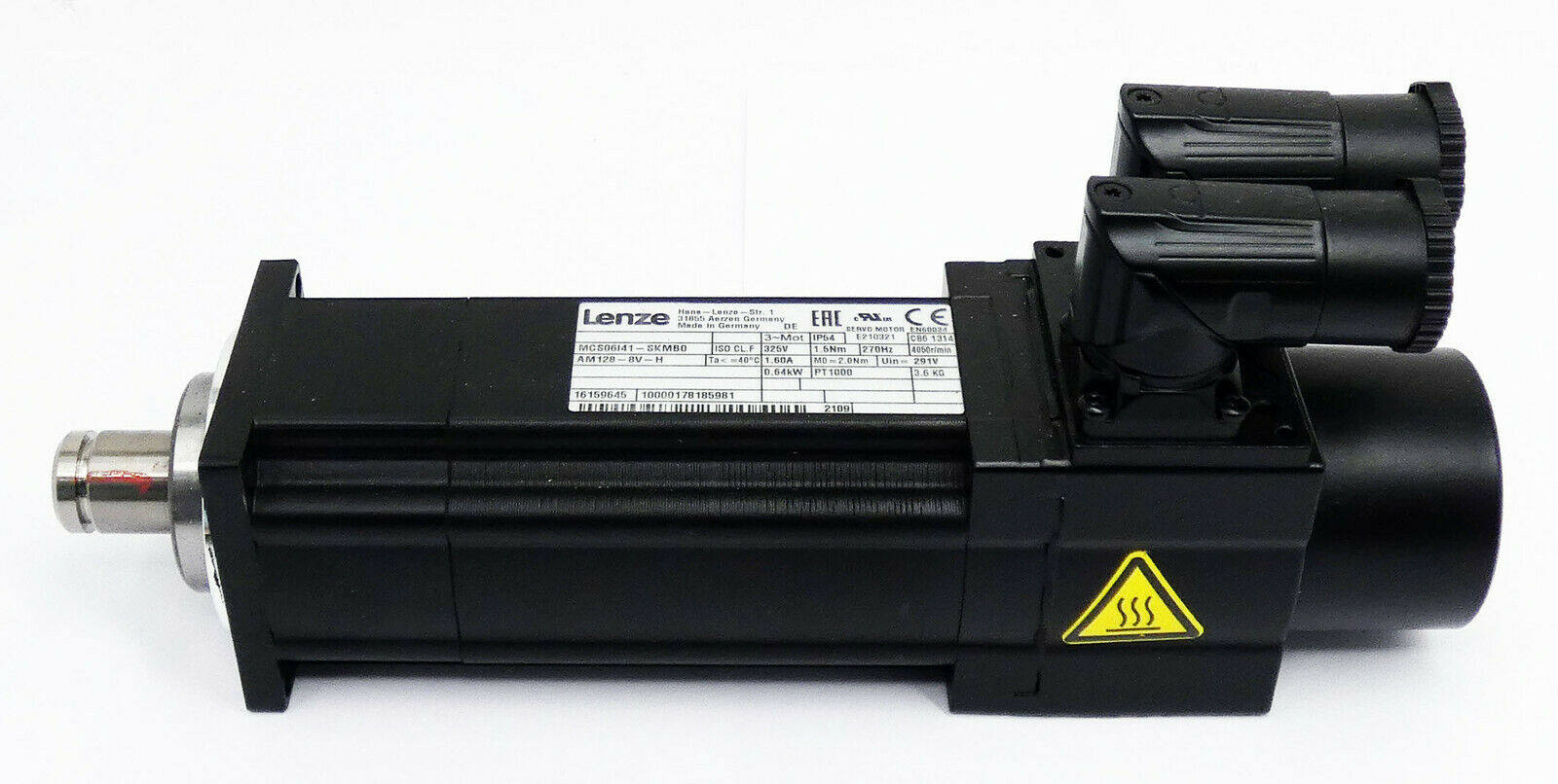 Lenze servo motor MCA 19S35-RS0P2