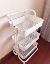 Beauty Car Small Cart Swivel Shelving Shelf Shelving Shelf Multilayer Mobile Tool Car Beauty Caravan to contain the box layer