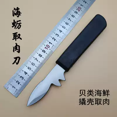 Sea oyster shell knife oyster meat knife stainless steel raw oyster knife shellfish seafood opening artifact aquatic processing knife