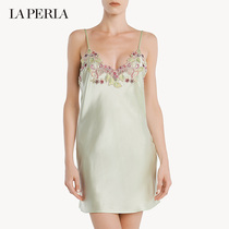 (harness) LA PERLA MAISON RAINBOW TRUE SILK HARNESS SHORT SLEEPING DRESS