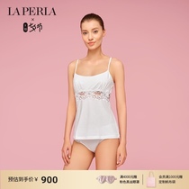 LA PERLA WOMENs PAJAMAS SOUPLE SLIM-fit SEXY LACE HOLLOW EMBROIDERY SUSPENDER NIGHT DRESS FEMALE SUMMER