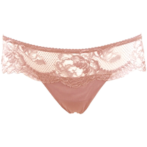 LA PERLA womens underwear BRIGITTA lace semi-transparent embroidered flower T-pants