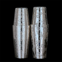 304 stainless steel shaker bottle Shaker engraved and etched American Hall glass Shaker bar wine kit