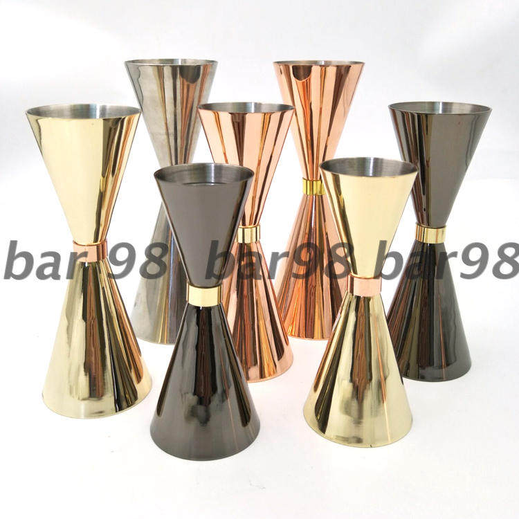 bar 98 Japanese style rose gold measuring cups Cocktail Scales Cup of Red Bronze Taker Mr Slim Oz Cup