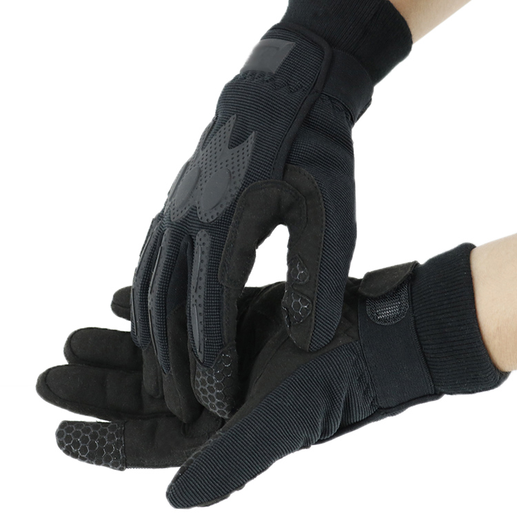 Inner gloves Tactical gloves Full finger male fleece army fan wear-resistant outdoor riding fishing gloves