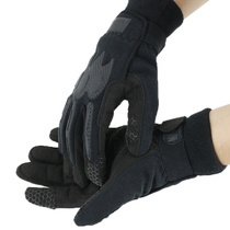 Inner gloves Tactical gloves Full finger male fleece army fan wear-resistant outdoor riding fishing gloves