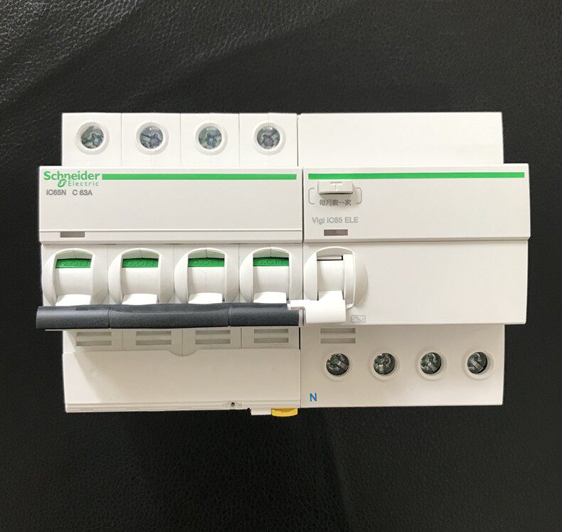 Schneider air switch leakage protector A9 circuit breaker IC65N switch 4p Open 4p household 1A-63A