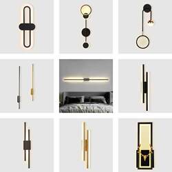 Wall Lamp Bedroom Bedside Lamp 2024 New Model Internet Celebrity Style Staircase Balcony Minimalist Creative Living Room Tv Background Wall Lamp