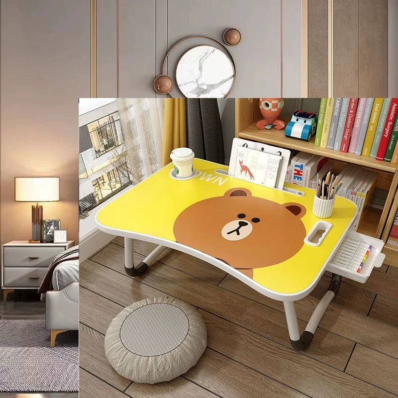 Bed laptop folding small table lazy small desk student table children's study table study desk