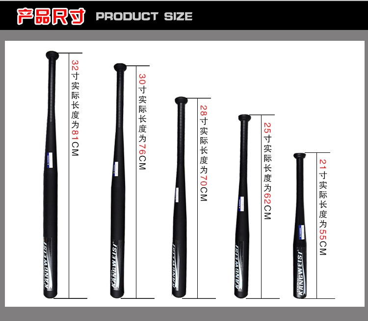 Bóng chày Bat Xe tự vệ Siêu cứng Vũ khí chiến đấu Gỗ Rắn Gỗ Rod Rod Trẻ em bị dày Đàn ông Bóng chày Bat - Bóng chày gậy bóng chày cao cấp