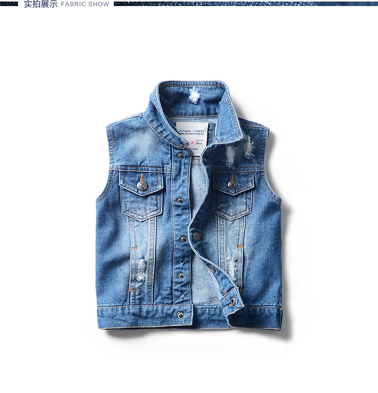 Gilet garcon ANGLE CHEST en toile - Ref 2067150 Image 12