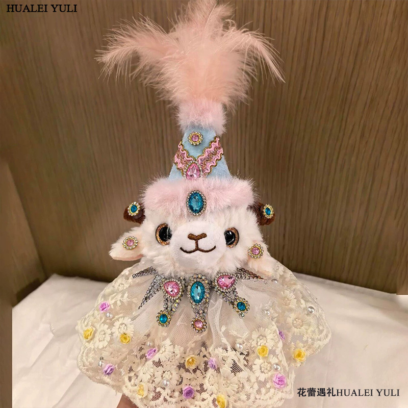 Popular Internet-Famous Xinjiang Ethnic Style Diamond Cute Little Sheep Ornament DIY Material Kit Handmade Birthday Surprise Gift