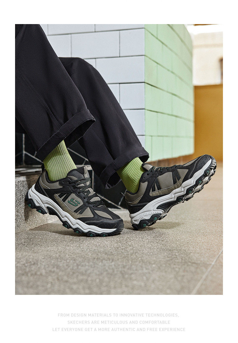 SKECHERS Юнье подходит для мужчин и женщин любителей восхождение Обувь обувь спортивной обуви повышать пригодный для носки на открытом воздухе Папочка обувь skechers/skechers 