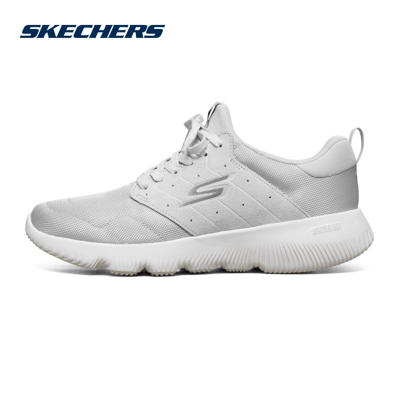 Skechers Giày thể thao nam nhẹ một chân Skechi khâu giày thể thao thông thường 55161 - Giày chạy bộ