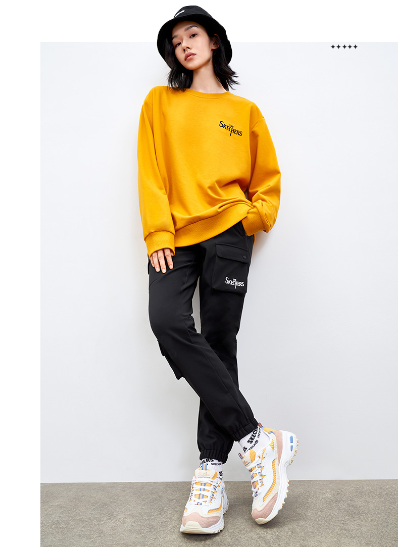 Skechers 女款 厚底熊猫鞋 复古撞色老爹鞋 图7