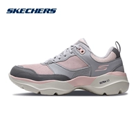 Skechers Giày nữ Skechers quai mới giày chạy giày thể thao thời trang khâu giày thông thường 18062 giày thể thao đế cao