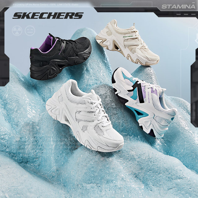 ເກີບ Skechers Skechers mecha ລຸ້ນທີ 3 ເກີບກິລາຜູ້ຍິງທີ່ນິຍົມເກີບກິລາແລ່ນແບບ ທຳ ມະດາ ສຳ ລັບຜູ້ຊາຍ