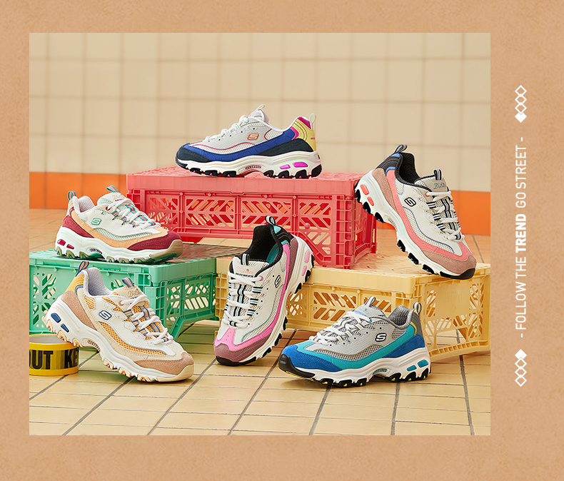 20日0点 斯凯奇 Skechers 女厚底老爹鞋 时尚休闲熊猫鞋 前1万件299元包邮 买手党-买手聚集的地方