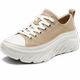 Skechers ຄົນອັບເດດ: ຄົນອັບເດດ: ຂອງແມ່ຍິງ breathable ອ່ອນໂຍນແລະສະດວກສະບາຍ, ເກີບ canvas ຫນາ soled ທົນທານຕໍ່ການສວມໃສ່, breathable ແລະຄົນອັບເດດ:.