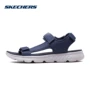 Skechers Skecher của nam giới ánh sáng velcro dép thoải mái đệm giày thể thao bãi biển 54265 dép quai hậu nam 2021