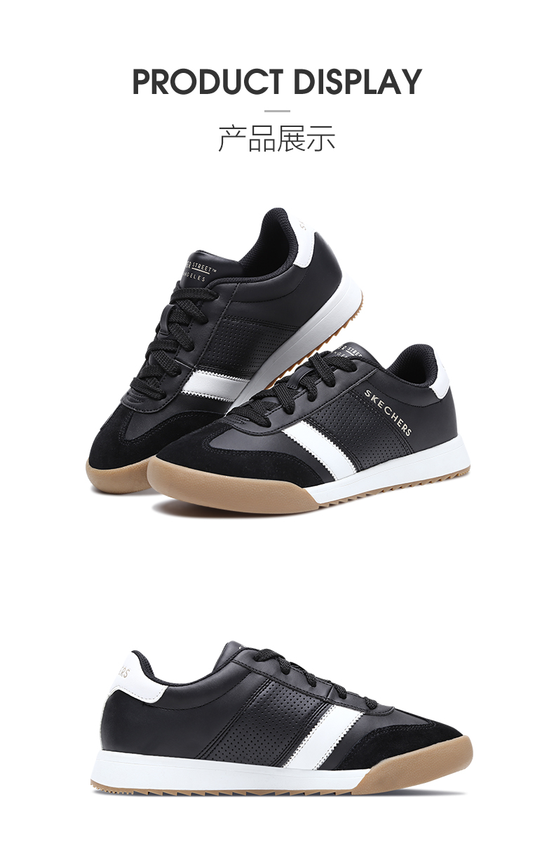 Skechers Skechers chàng trai giày thời trang mới giày thiếu niên kích thước nhỏ giày giày thường 93520L giày thể thao bé gái