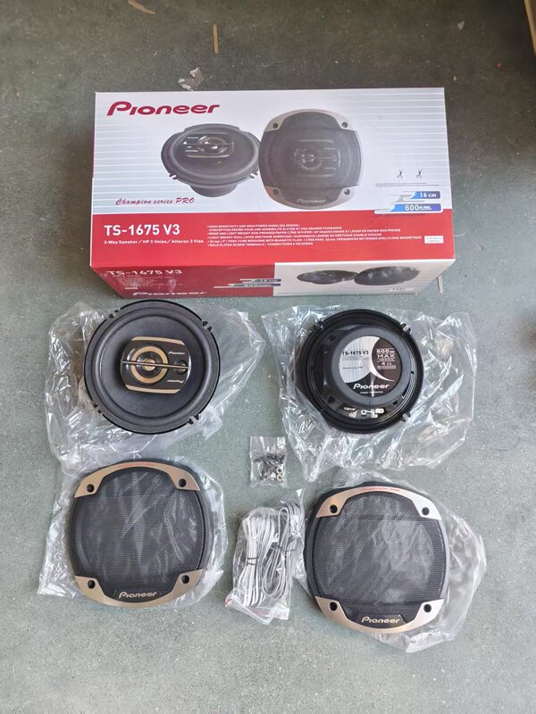 Car Audio Pioneer Ts-1675V3 Full-Range Upgrade Modification 6.5inch Coaxial Speaker Car Audio Pioneer Ts-1675V3 Full-Range Upgrade Modification 6.5inch Coaxial Speaker