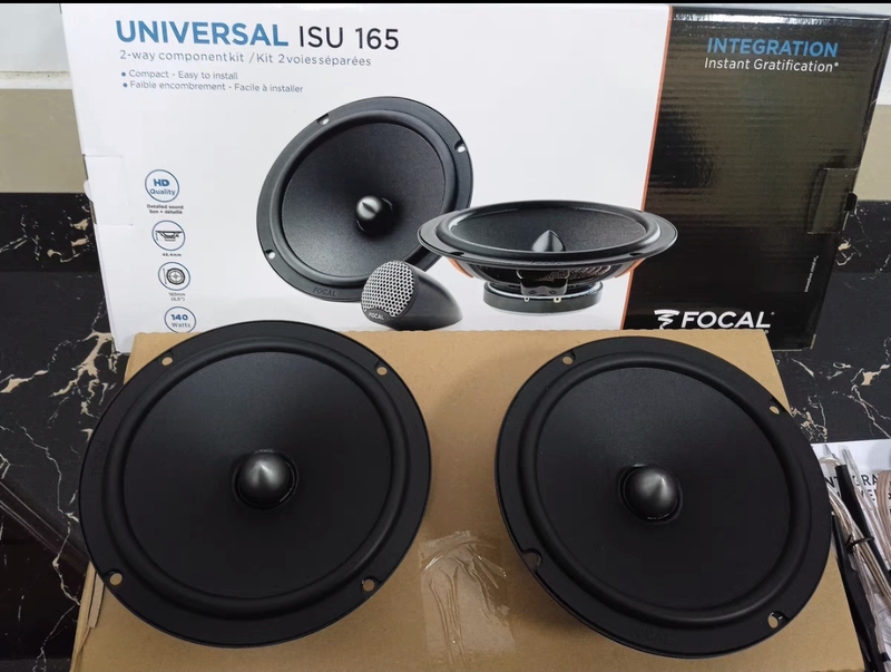 Focal Isu165 Car Audio Modification 6.5inch Two-Way Mid-Bass Coaxial Speaker Focal Isu165 Car Audio Modification 6.5inch Two-Way Mid-Bass Coaxial Speaker
