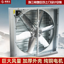 Negative pressure fan Industrial exhaust fan thickened high power ventilation fan greenhouse farm 1380 type exhaust fan