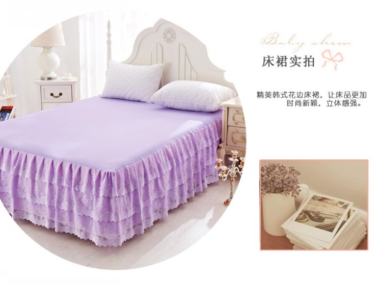Ren bedspread giường ngủ váy che 2.0 1.5m1.8 đúp Simmons bảo vệ tay áo công chúa che bụi mùa hè gió - Váy Petti váy giường khách sạn