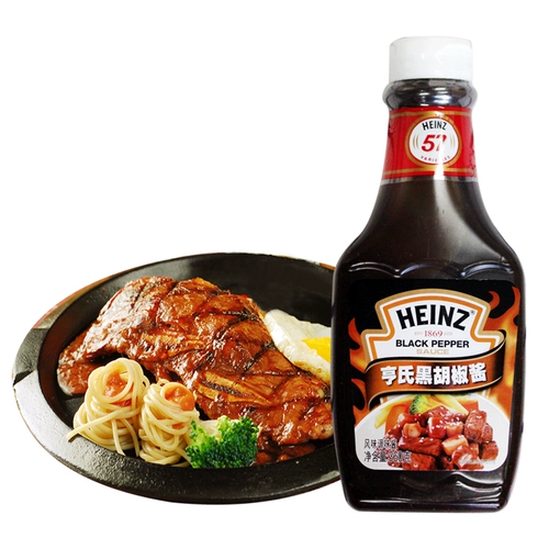 Heinz Black Pepper Sauce Sauce Sauce Sauce Sauce Black Pepper Sauce Home с соусом из соуса из пасты 360G