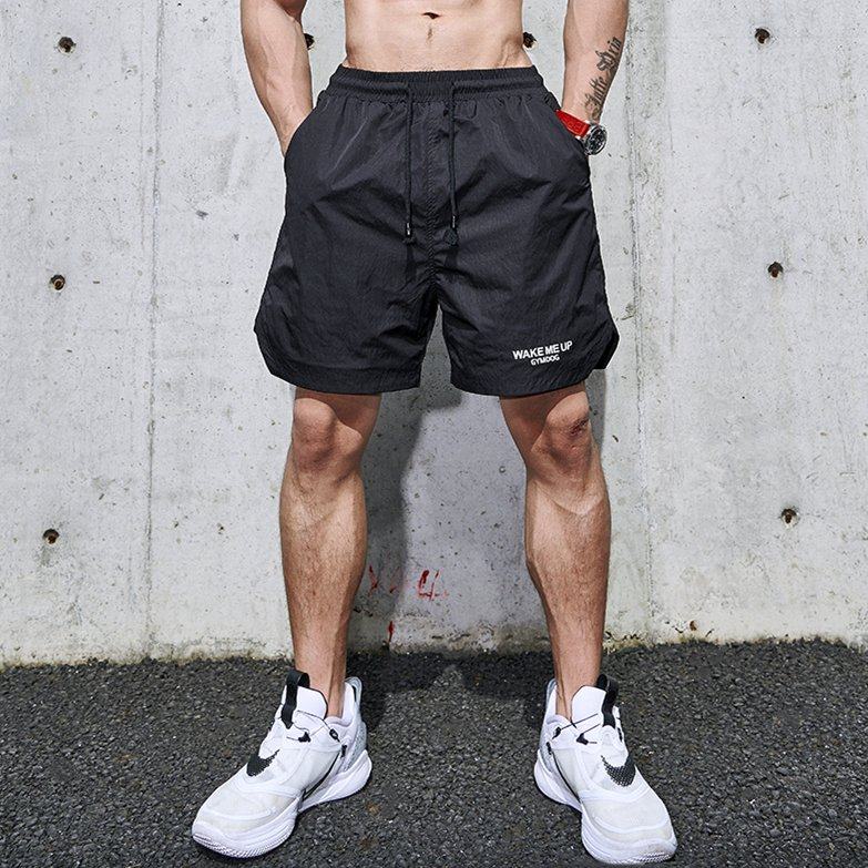 Быстросохнущие спортивные шорты американского бренда tide ice silk, мужские летние тренировочные шорты для бега, стрейчевые свободные брюки для фитнеса и баскетбола с пятью точками