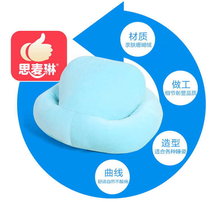 Pashui ngủ gối sinh viên gối gối Papa ngủ gối đệm gối văn phòng ăn trưa ngủ trưa vật - Trở lại đệm / Bolsters chăn gối 2 trong 1
