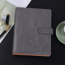 High-end business loose-leaf notebook stationery notebook loose-leaf book detachable buckle notebook office supplies work notebook meeting record book Simple custom printable logo