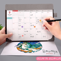 Taiwan calendar customization 2022 creative simple desktop business table mat plan this notepad style ins style 2021 calendar large month calendar memo desk decoration office table calendar large class calendar book