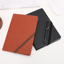 Notebook stationery business retro A5 notepad personality diary book customization can be printed logo simple Puskin surface notebook work meeting book bookkeeping book Small College students fresh