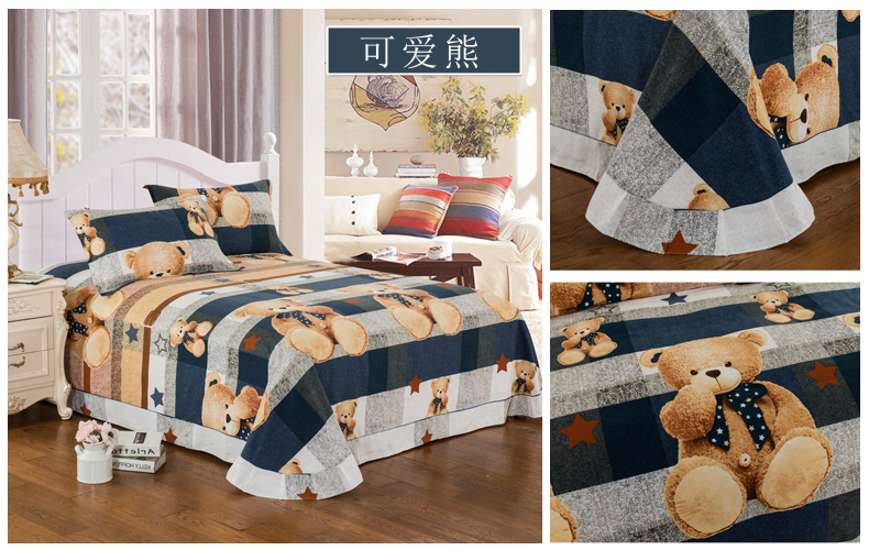 những người yêu thích thủy ngân Khăn bông phụ 100% cotton một mảnh dày mùa đông chà nhám tờ 2,0 mét 1.5m1.8 - Khăn trải giường drap giường cotton