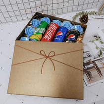 Gift box Korean version of clothes suit box candy box solid color exquisite gift box scarf box Teachers Day gift box