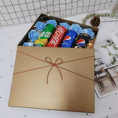 Gift box Korean version of clothes suit box candy box solid color exquisite gift box scarf box Teacher's Day gift box
