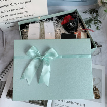 Companion Gift Box Birthday Gift Box Tiv Days Blue Butterfly Knot Scarf Clothes Underwear Gift Box box empty box