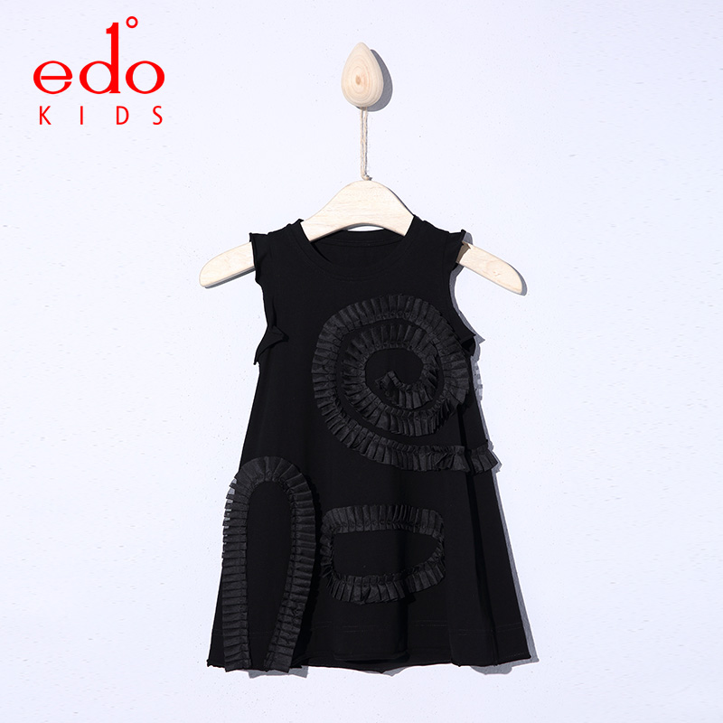 edo1 lần chiếc váy mùa hè cô gái mới của trẻ em thường trẻ em thời trang của chiếc váy jumpsuit cá tính váy.