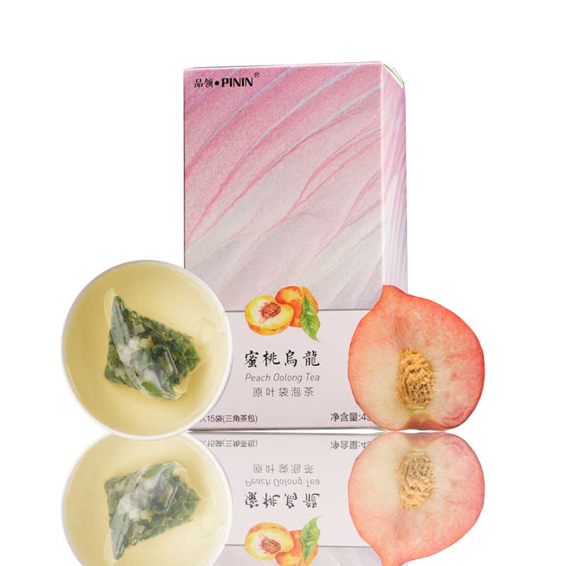 买3送1水蜜桃乌龙茶包白桃乌龙水果茶冷泡茶无糖奶茶店三角小袋装
