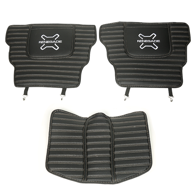 Thích hợp cho Jeep miễn Man armrest hộp chống đá pad Jeep sửa đổi bụi ghế bảo vệ pad phụ kiện trang trí.