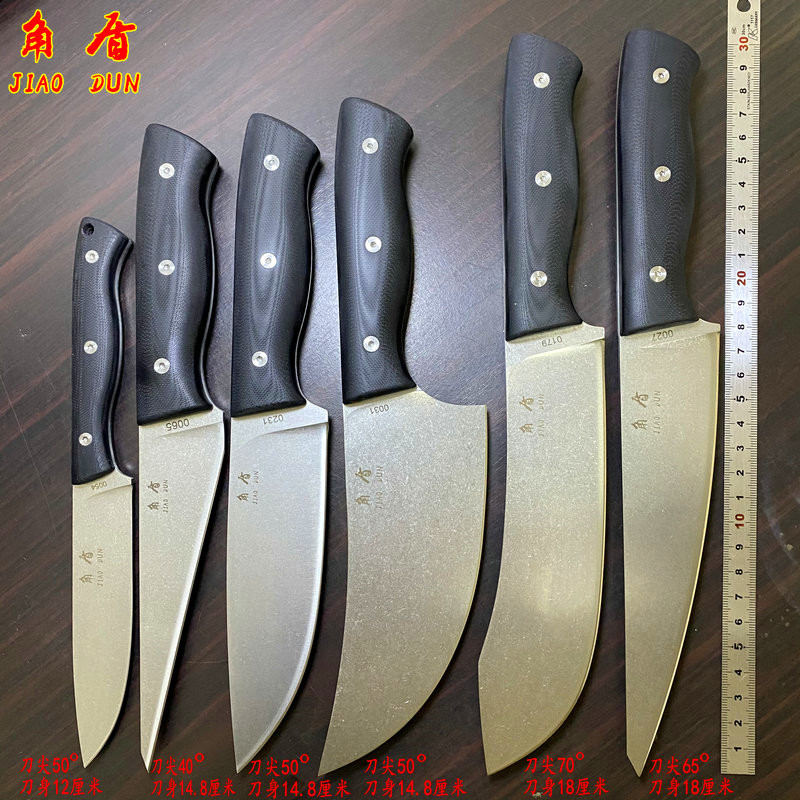 9cr14MOV steel split knife Bone Knife Butcher Butcher Meat Cutter Skinning Knife Water Fruit Knife Barbecue Cut Meat ten thousand With Knife