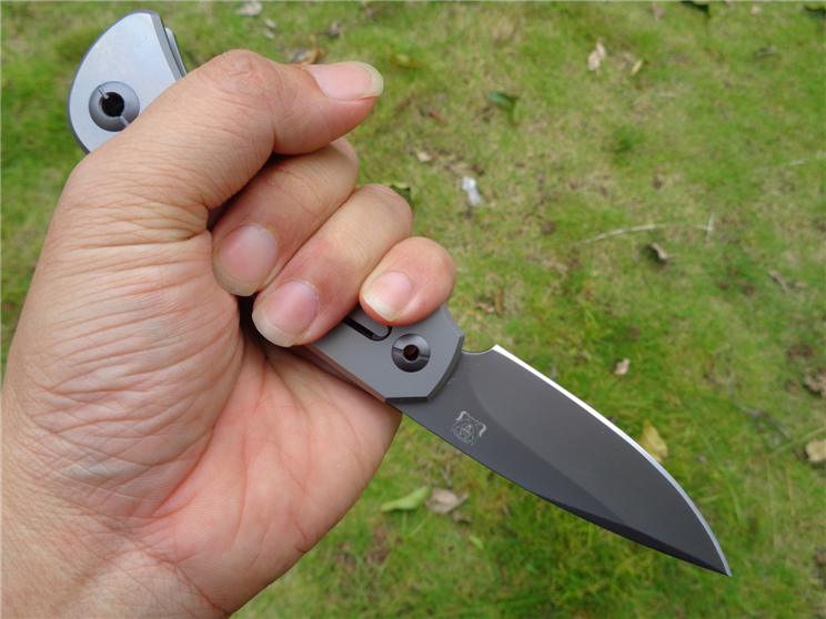 Angle Shield Folding Tool Swiss Powder Damascus Steel Sabre Bộ sưu tập Công cụ dao dao ngoài trời dao gọt hoa quả