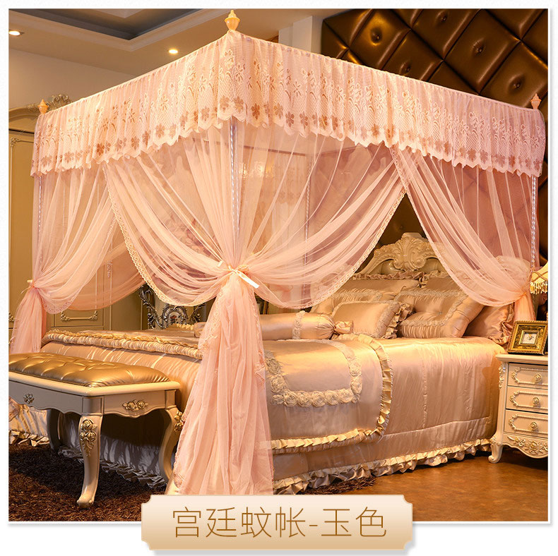 Cửa lưới chống muỗi hộ gia đình ba cửa mở 1,5 m 1,8x2.0 tài khoản 1,8m giường đôi giường lưới chống muỗi 2 m 2.2 mùa hè - Lưới chống muỗi mùng chụp ngủ